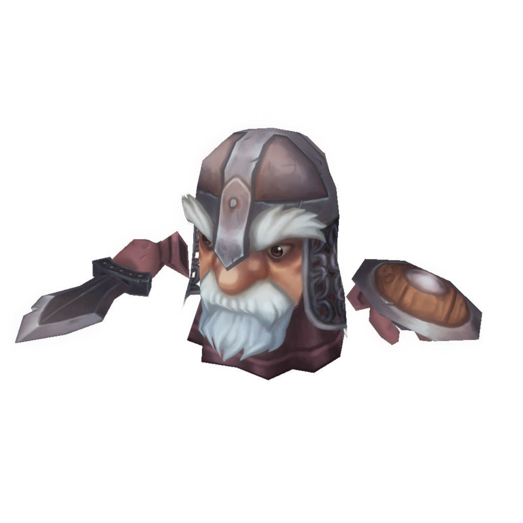 Micro Hero and Monster Set - Low Poly Hand Painted Low-poly 3D model_118