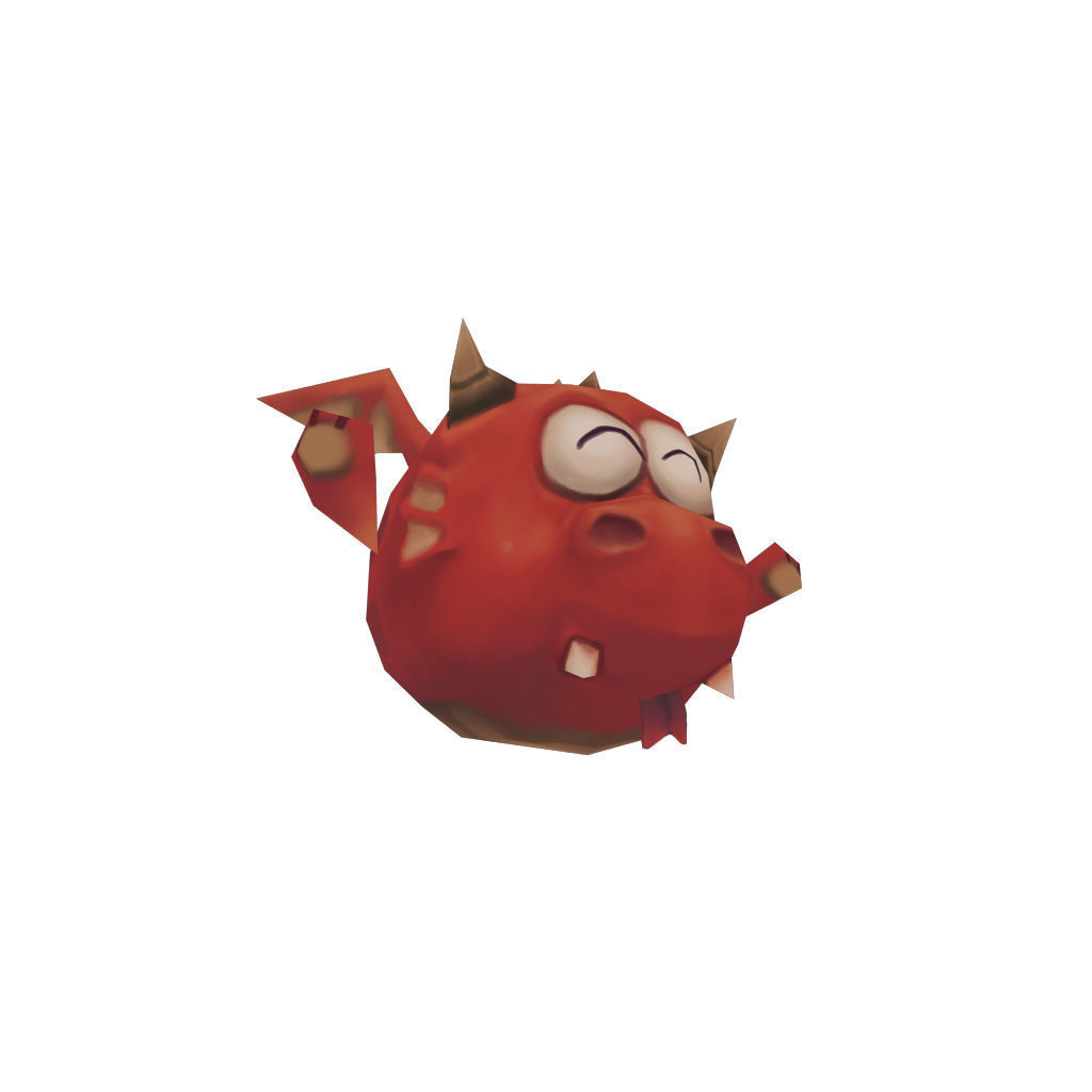 Micro Hero and Monster Set - Low Poly Hand Painted Low-poly 3D model_27