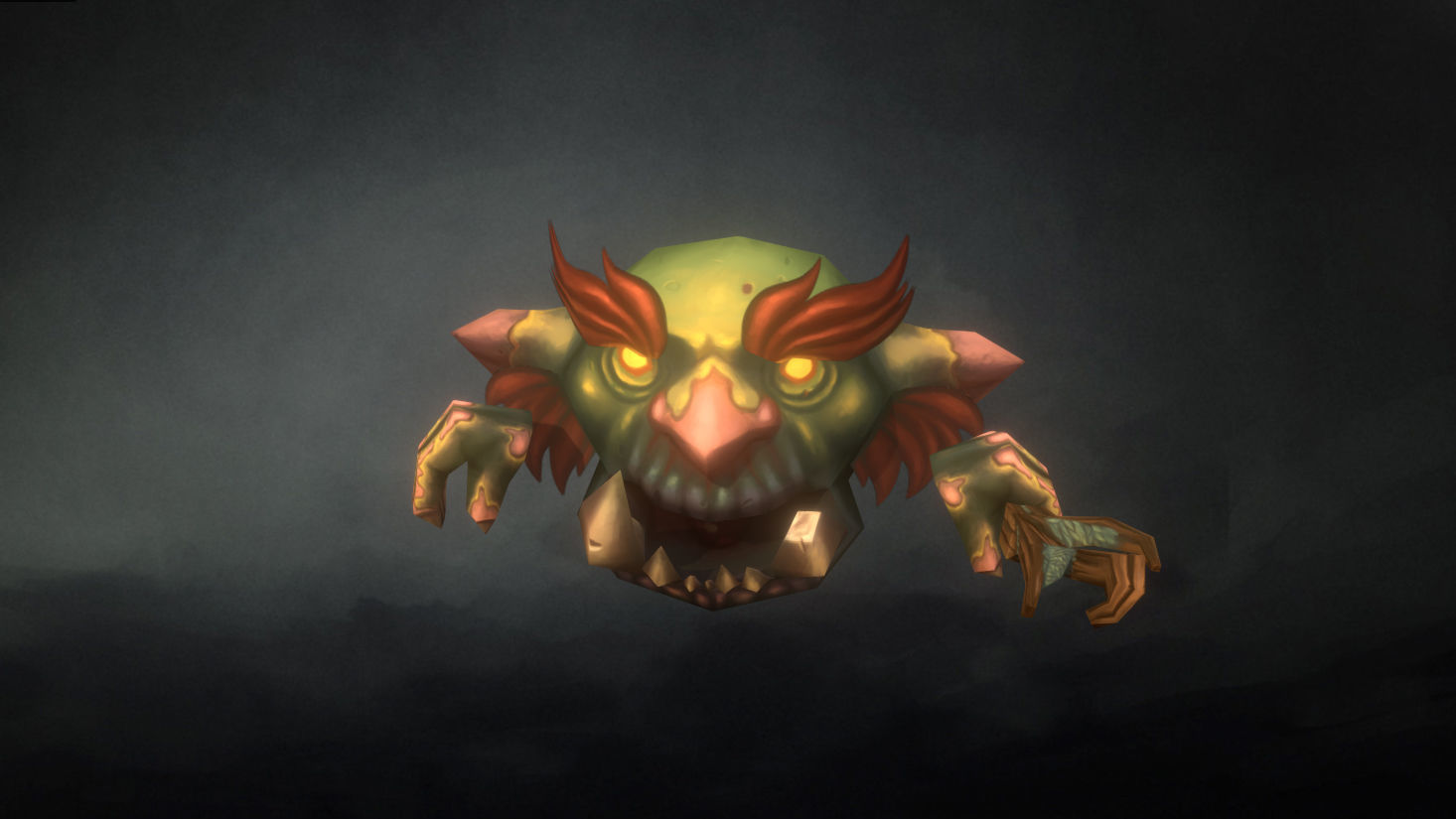 Micro Hero and Monster Set - Low Poly Hand Painted Low-poly 3D model_81