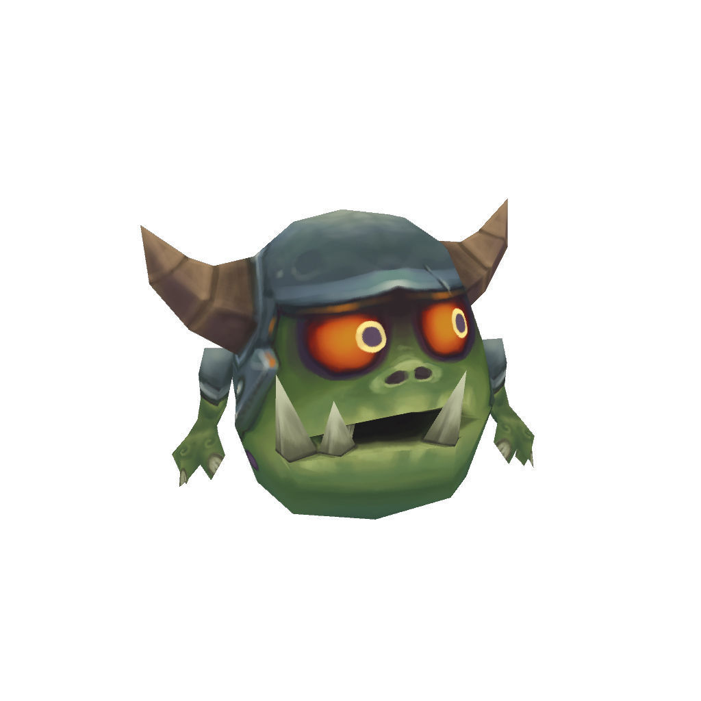 Micro Hero and Monster Set - Low Poly Hand Painted Low-poly 3D model_61