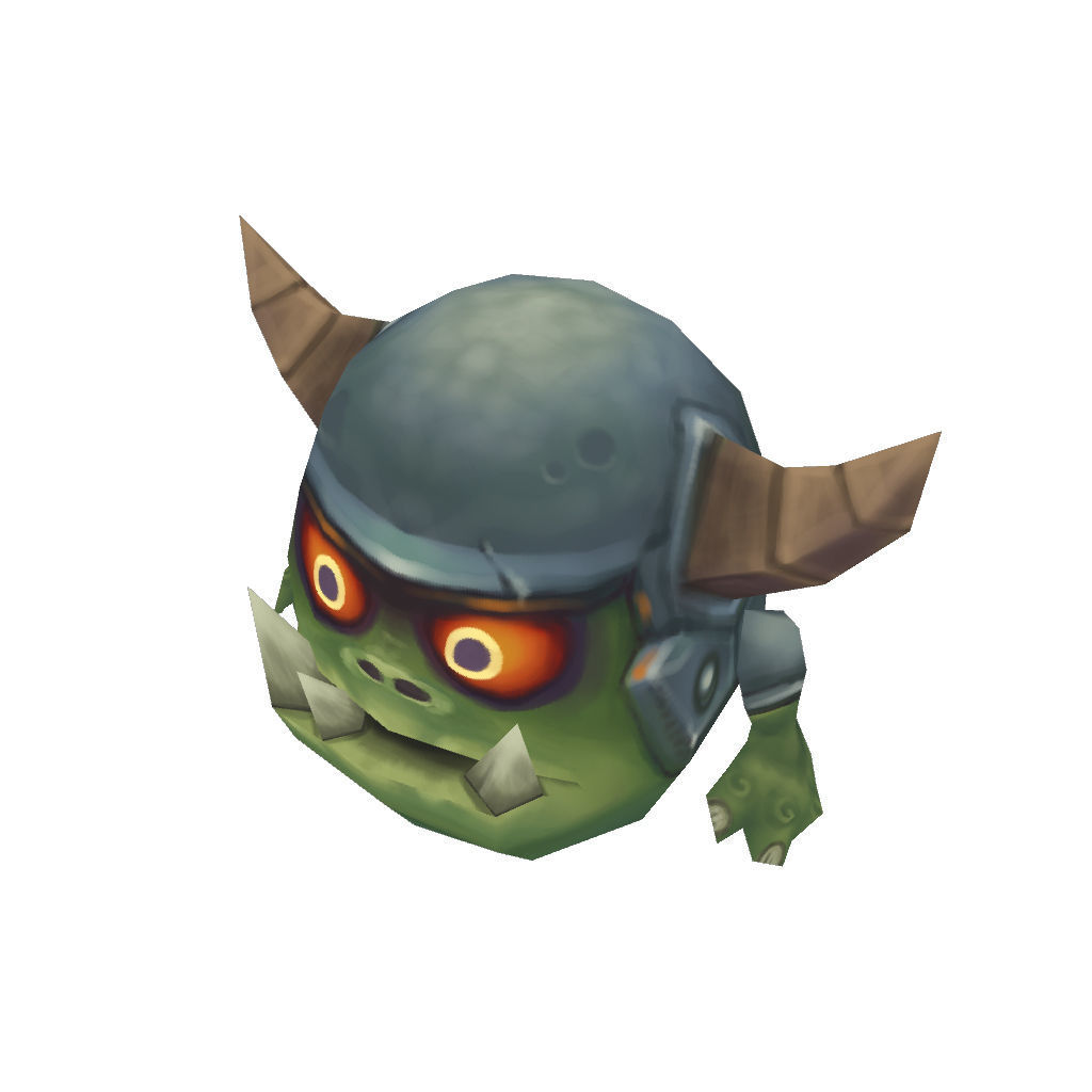 Micro Hero and Monster Set - Low Poly Hand Painted Low-poly 3D model_60