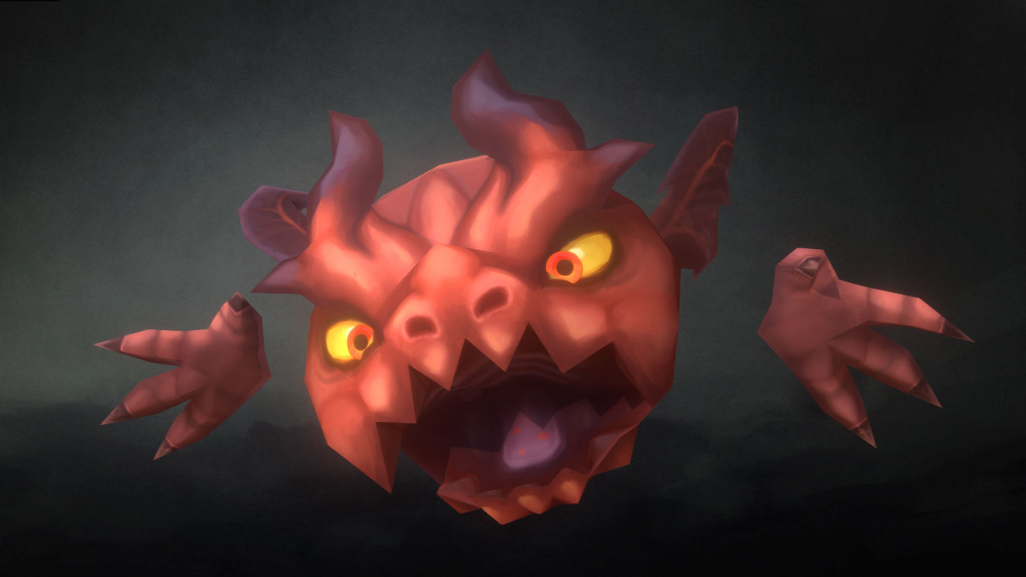 Micro Hero and Monster Set - Low Poly Hand Painted Low-poly 3D model_18