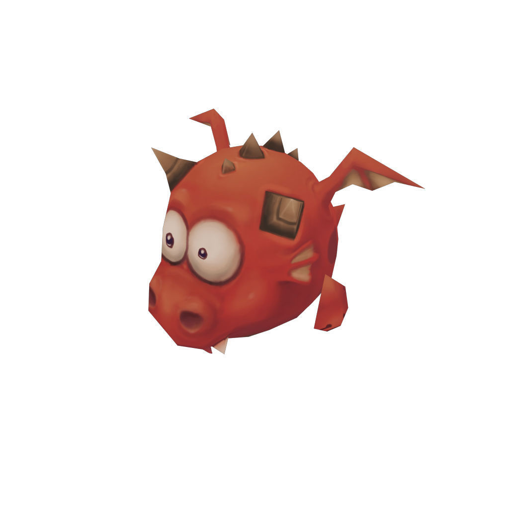 Micro Hero and Monster Set - Low Poly Hand Painted Low-poly 3D model_31