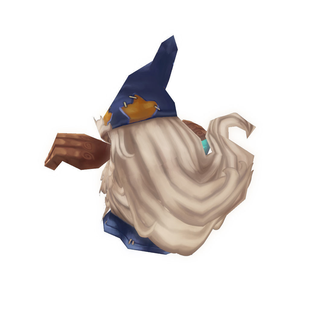 Micro Hero and Monster Set - Low Poly Hand Painted Low-poly 3D model_125