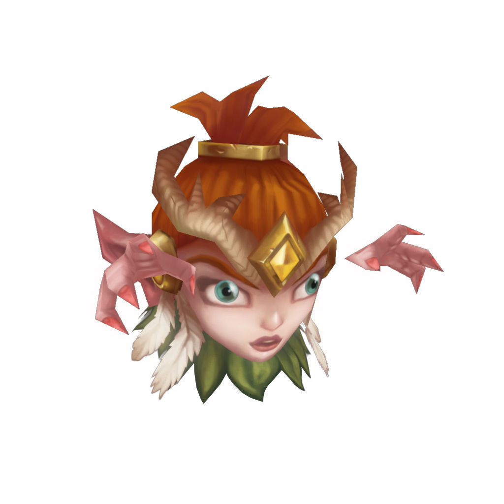 Micro Hero and Monster Set - Low Poly Hand Painted Low-poly 3D model_109