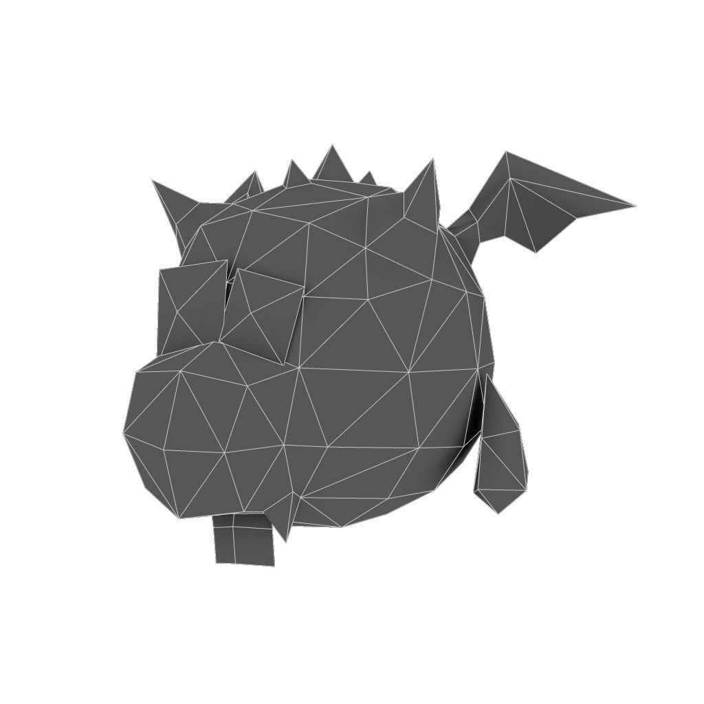 Micro Hero and Monster Set - Low Poly Hand Painted Low-poly 3D model_34