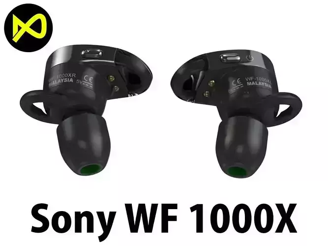 Sony 1000X Wireless Noise Canceling Headphones 3D model