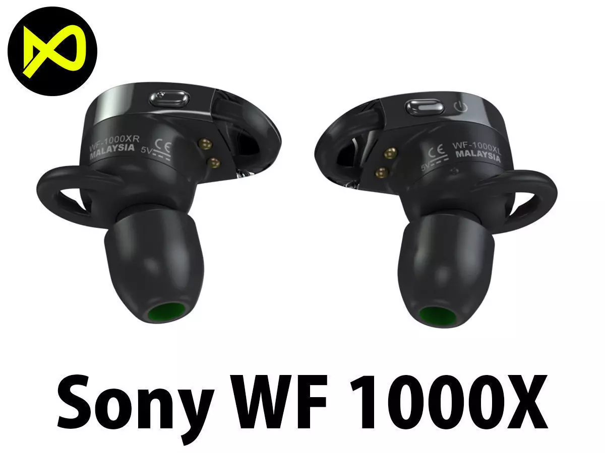 Sony 1000X Wireless Noise Canceling Headphones 3D model_0