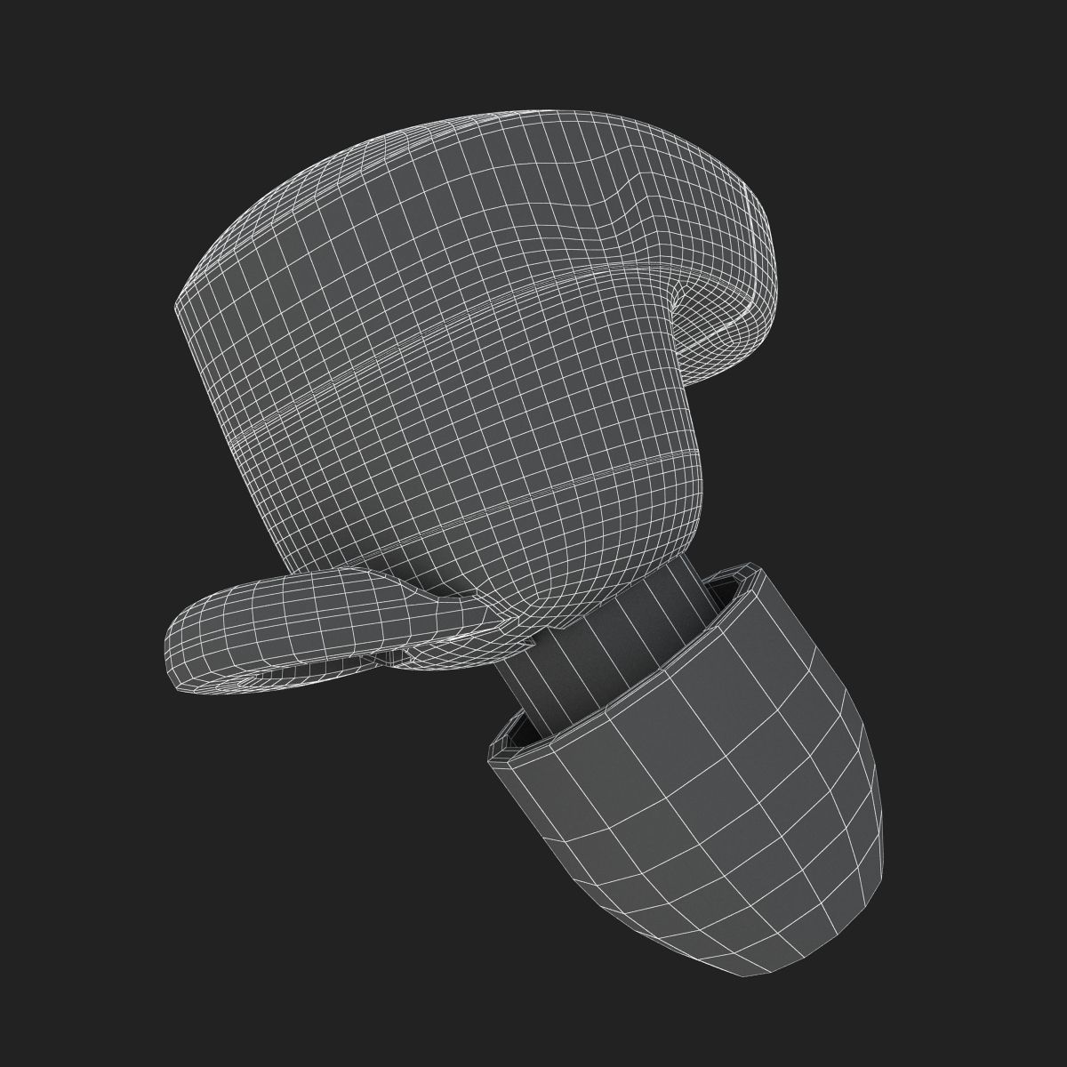 Sony 1000X Wireless Noise Canceling Headphones 3D model_19