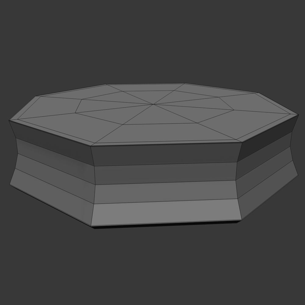 Soori Coffee Table 3D model_4