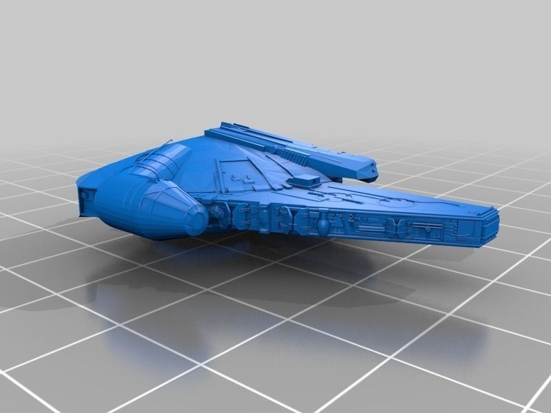 Millennium Falcon V1 1 Free 3D print model_3