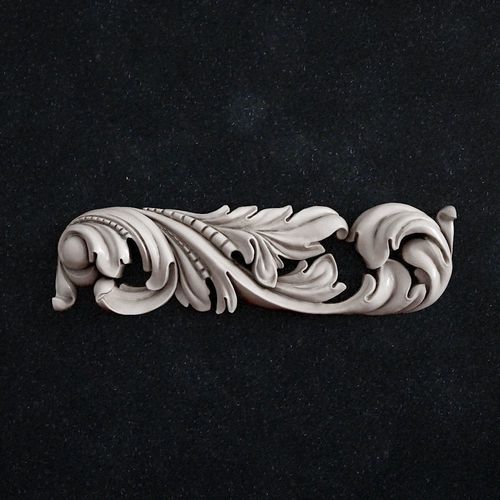 molding ornately carved door handle 3D print model