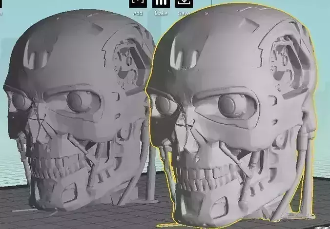 T800 Smooth Hi-Res Free 3D print model