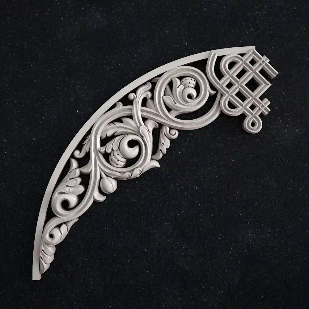 Decor arch 3D print model_0