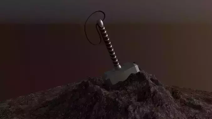 Thor Hammer The Mjolnir  3D print model
