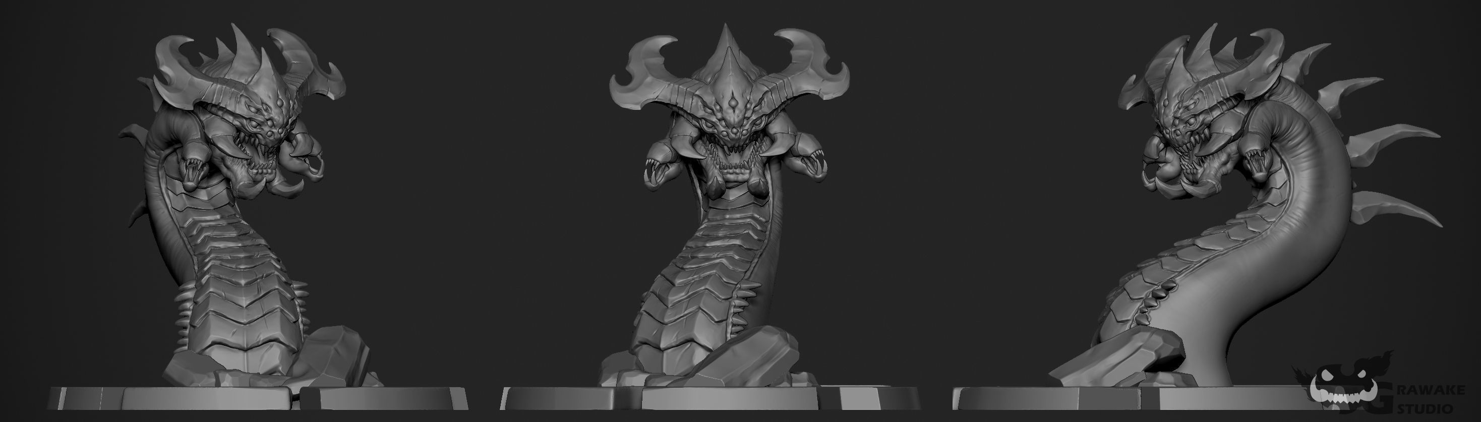 Baron nashor 3D print model_3