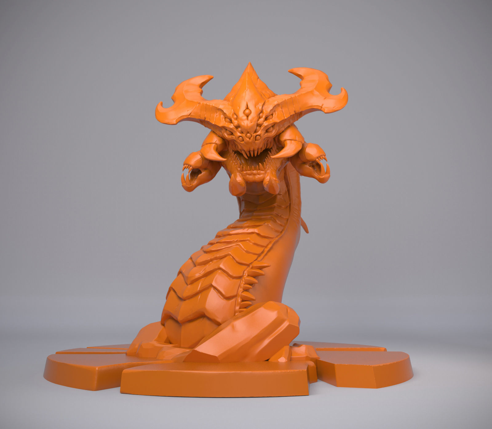 Baron nashor 3D print model_1