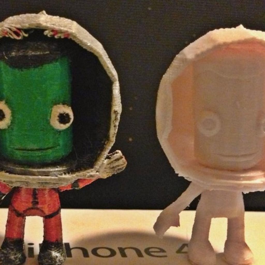 Kerbal Figurine Waving Pose Free 3D print model_2