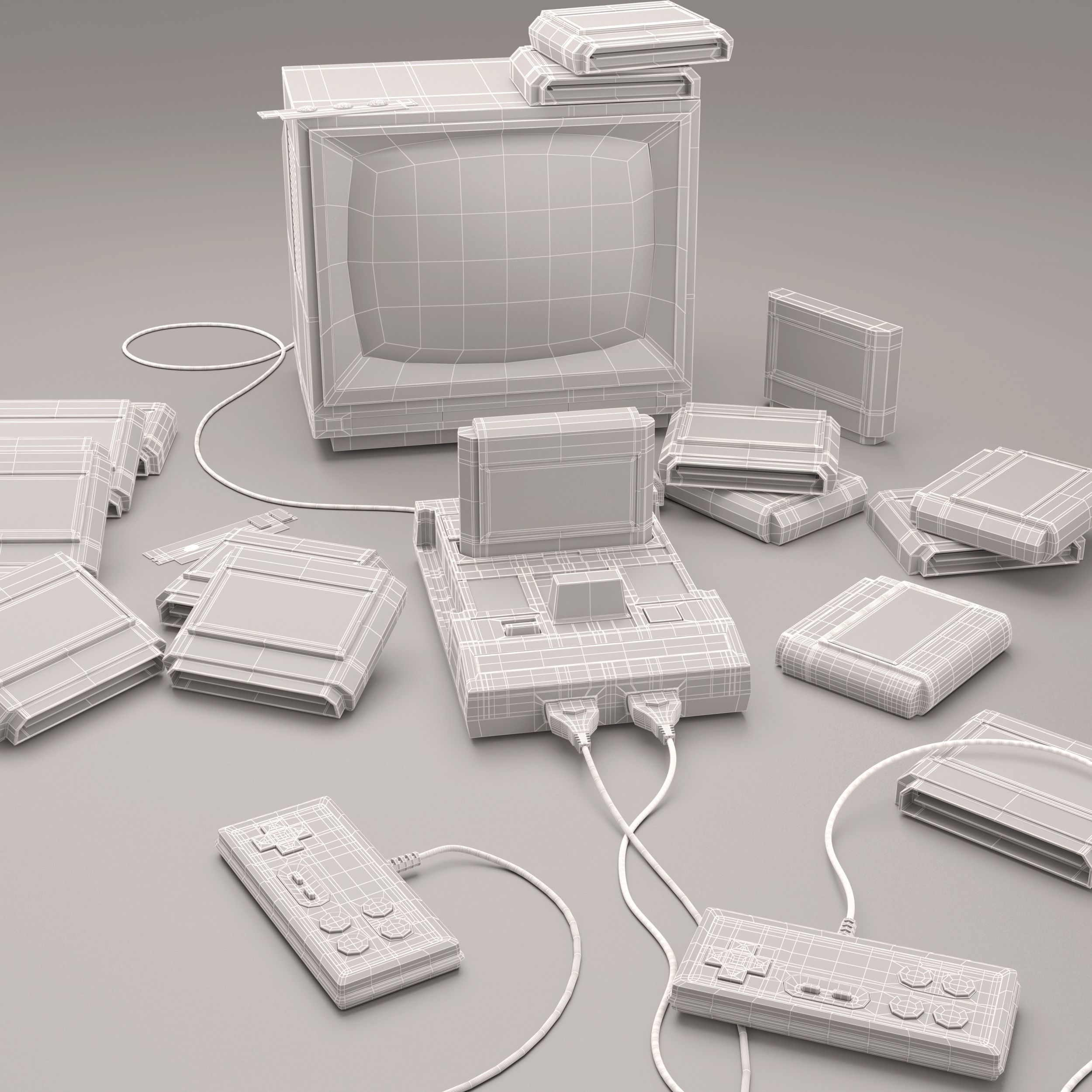 Dendy Junior 3D model_3