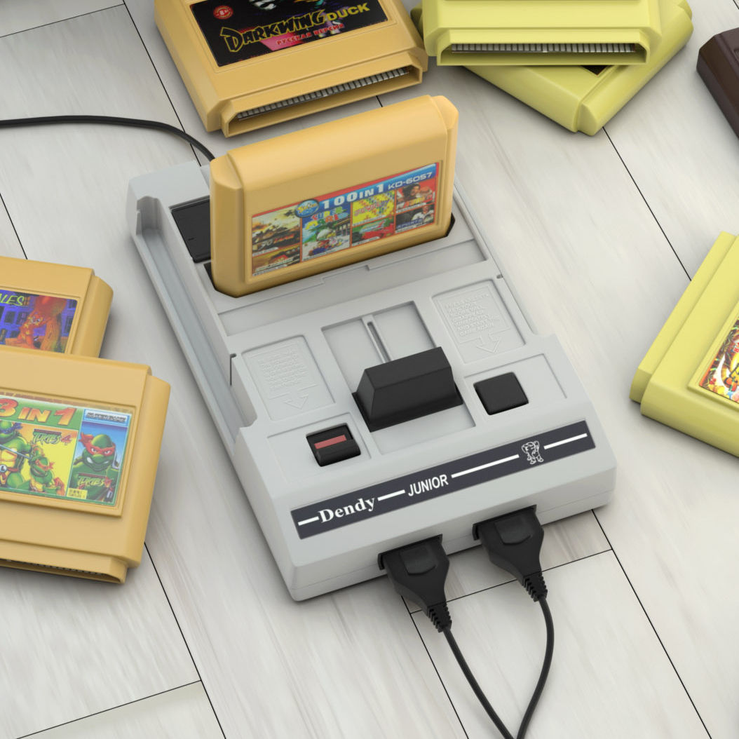 Dendy Junior 3D model_1