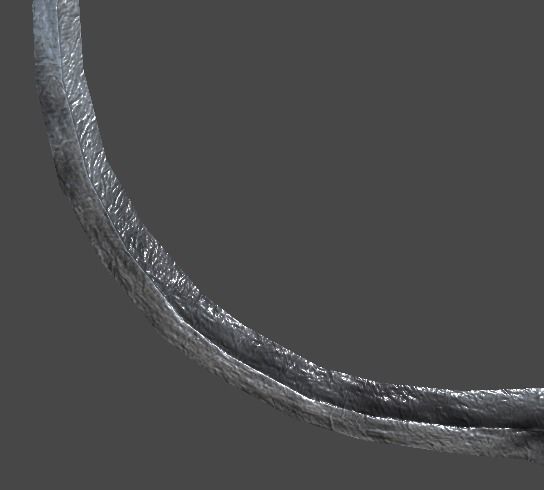 shotel1 sword Low-poly 3D model_3