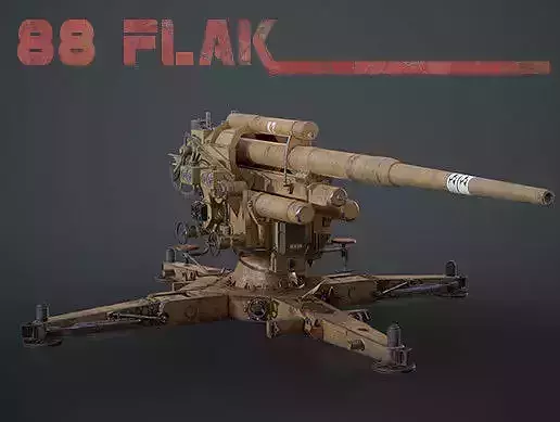 88mm German Flak Canon