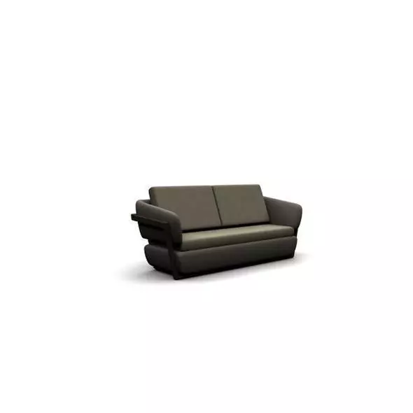 Contemporary charcoal couch Free 3D print model