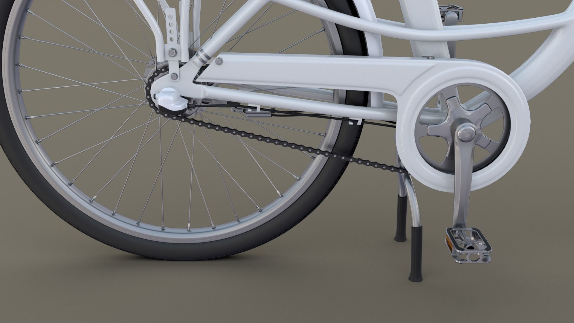 City Bicycle 3D model_20