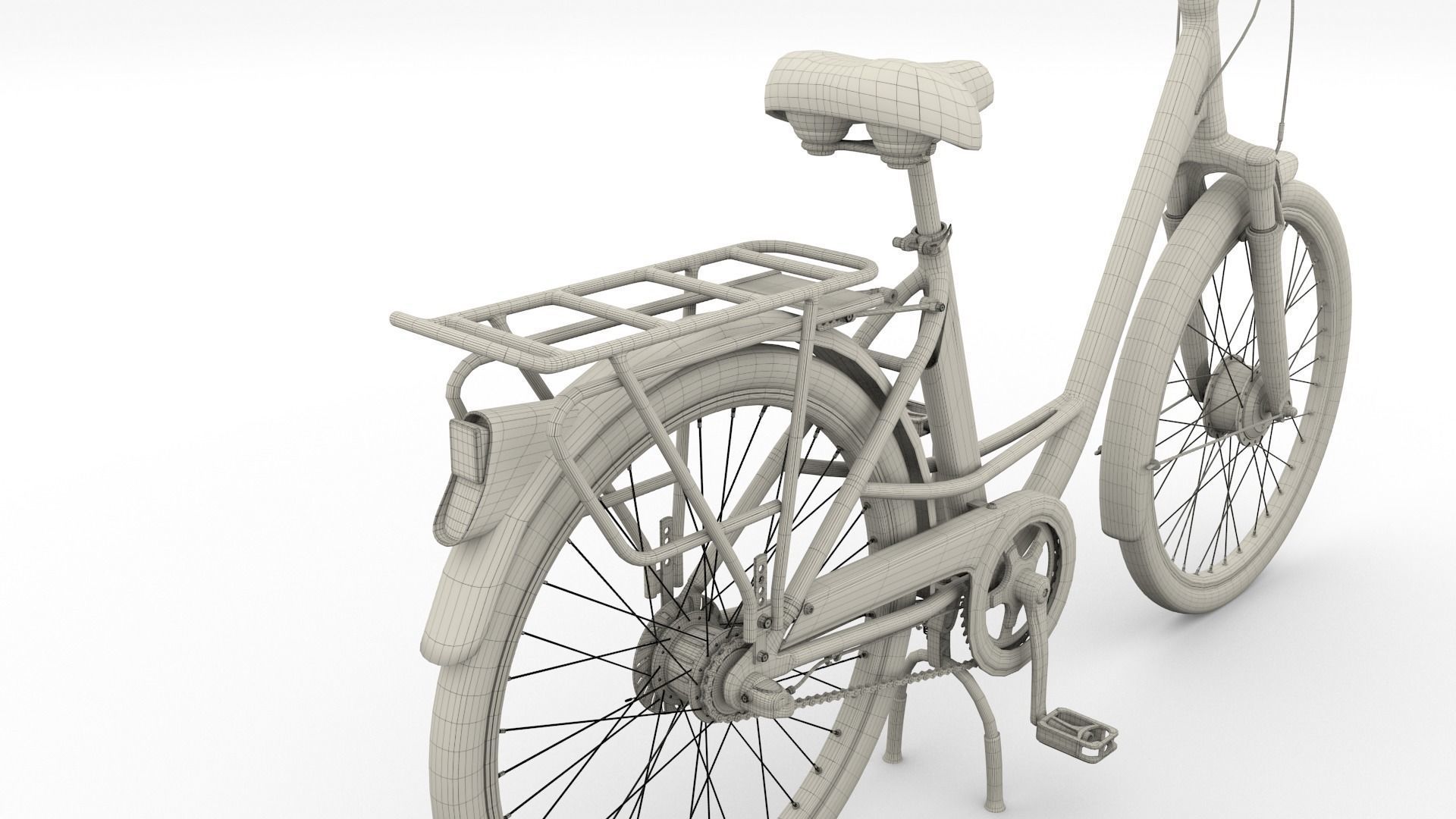 City Bicycle 3D model_35