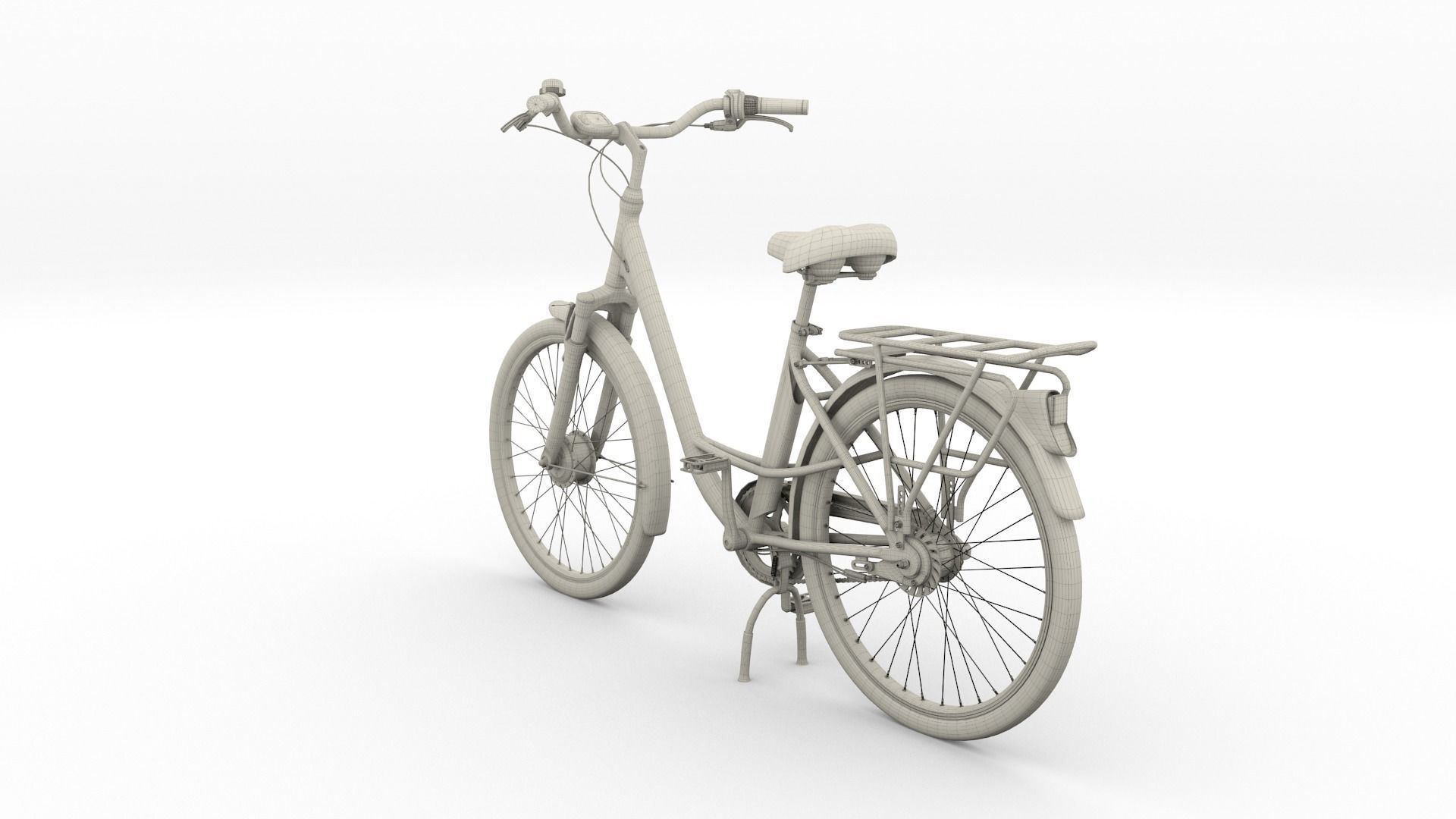 City Bicycle 3D model_24