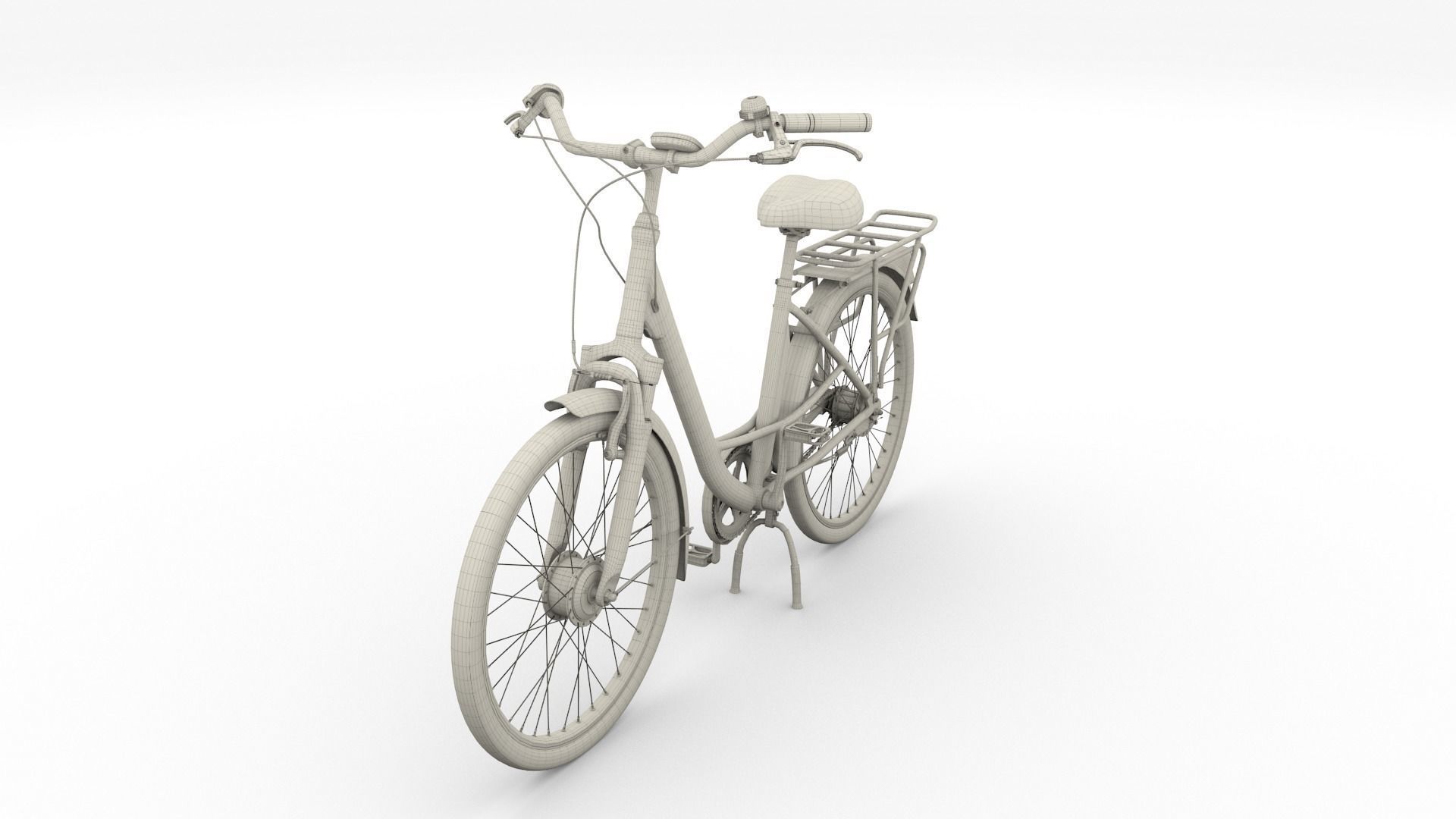 City Bicycle 3D model_27