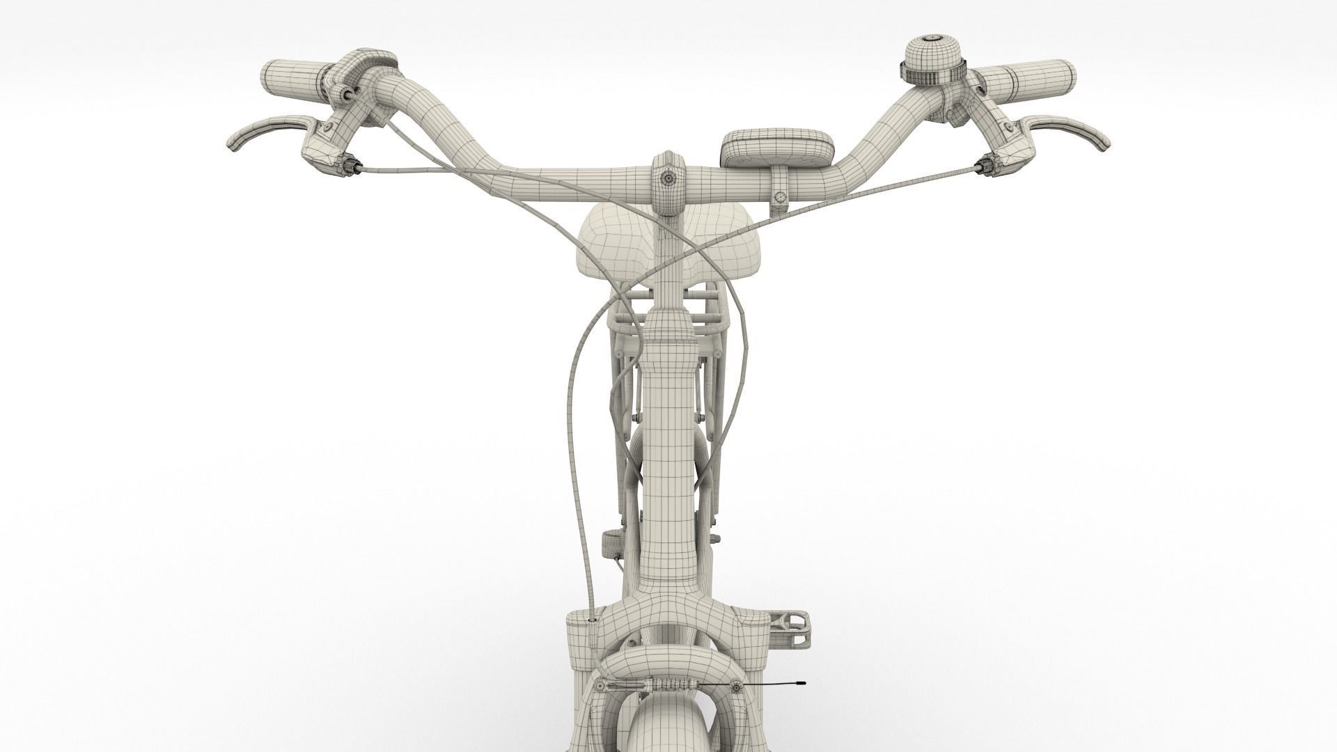 City Bicycle 3D model_33