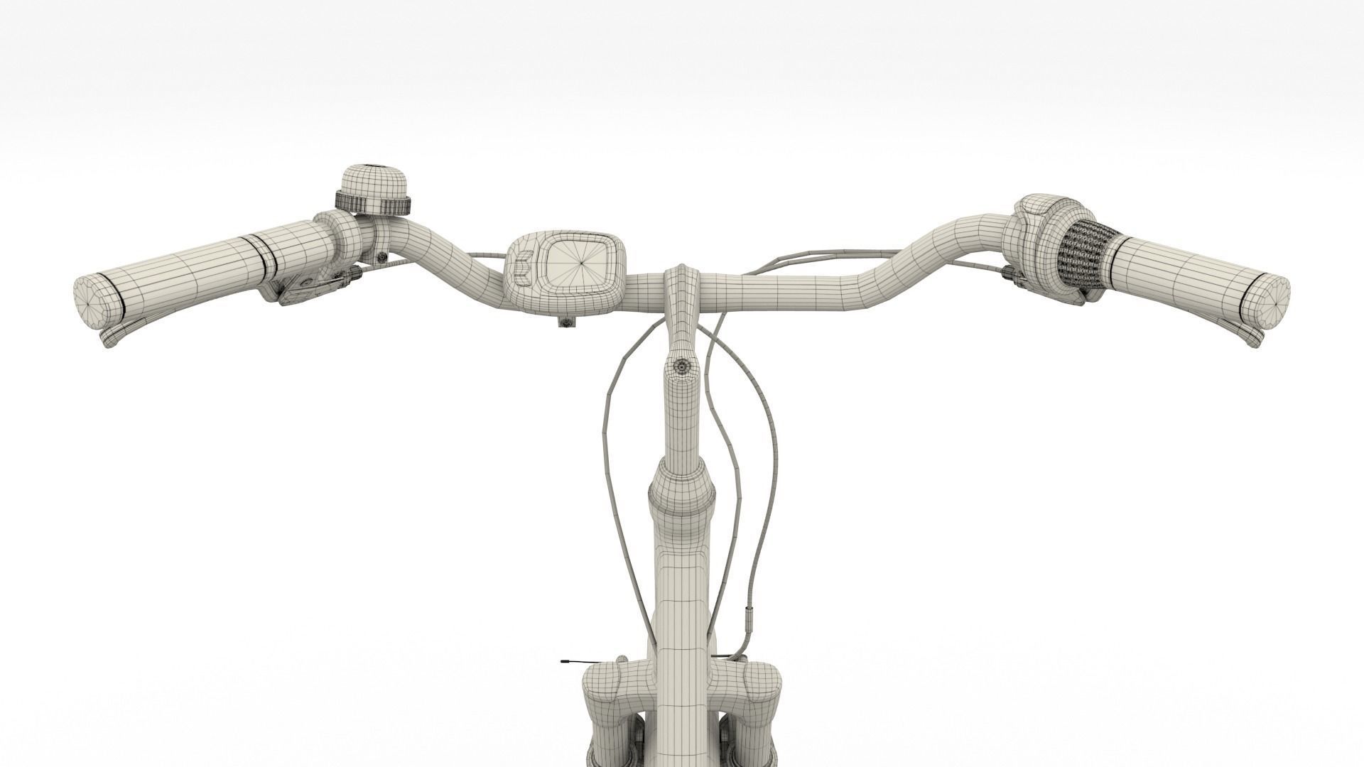 City Bicycle 3D model_34