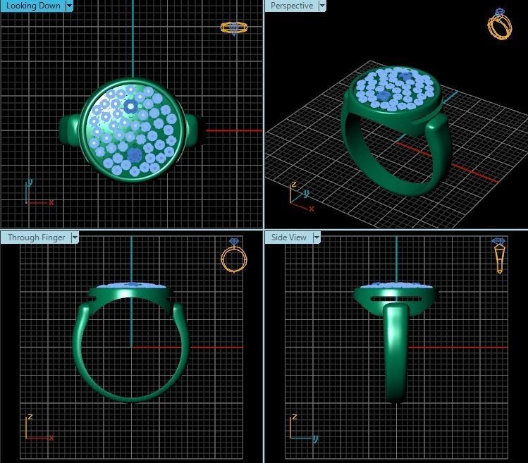 Ring R0468  3D print model_2