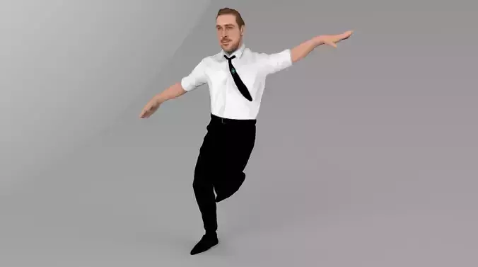 Ryan Gosling ready for full color 3D printing 3D print model