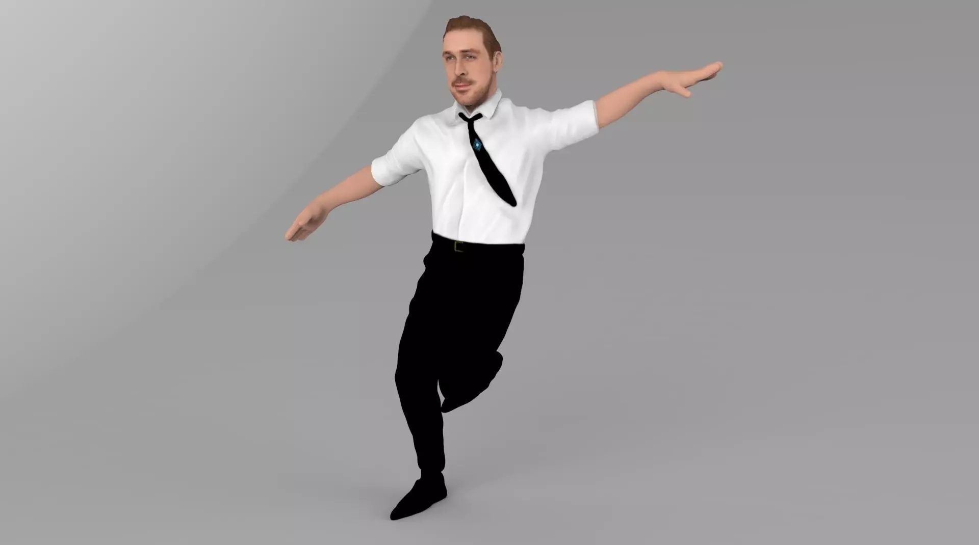 Ryan Gosling ready for full color 3D printing 3D print model_0