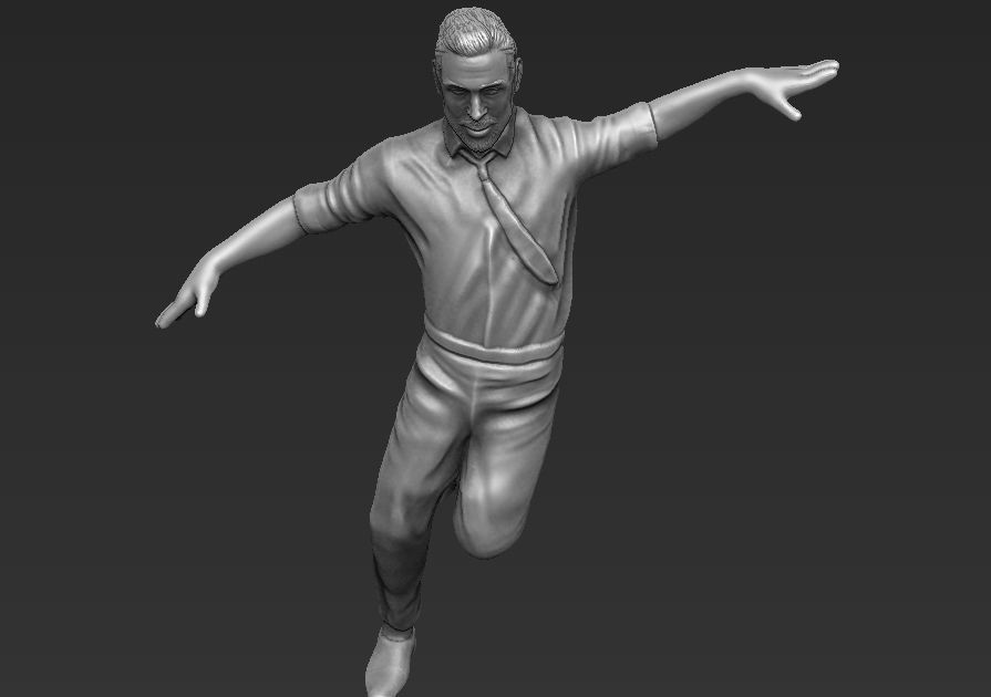 Ryan Gosling ready for full color 3D printing 3D print model_15