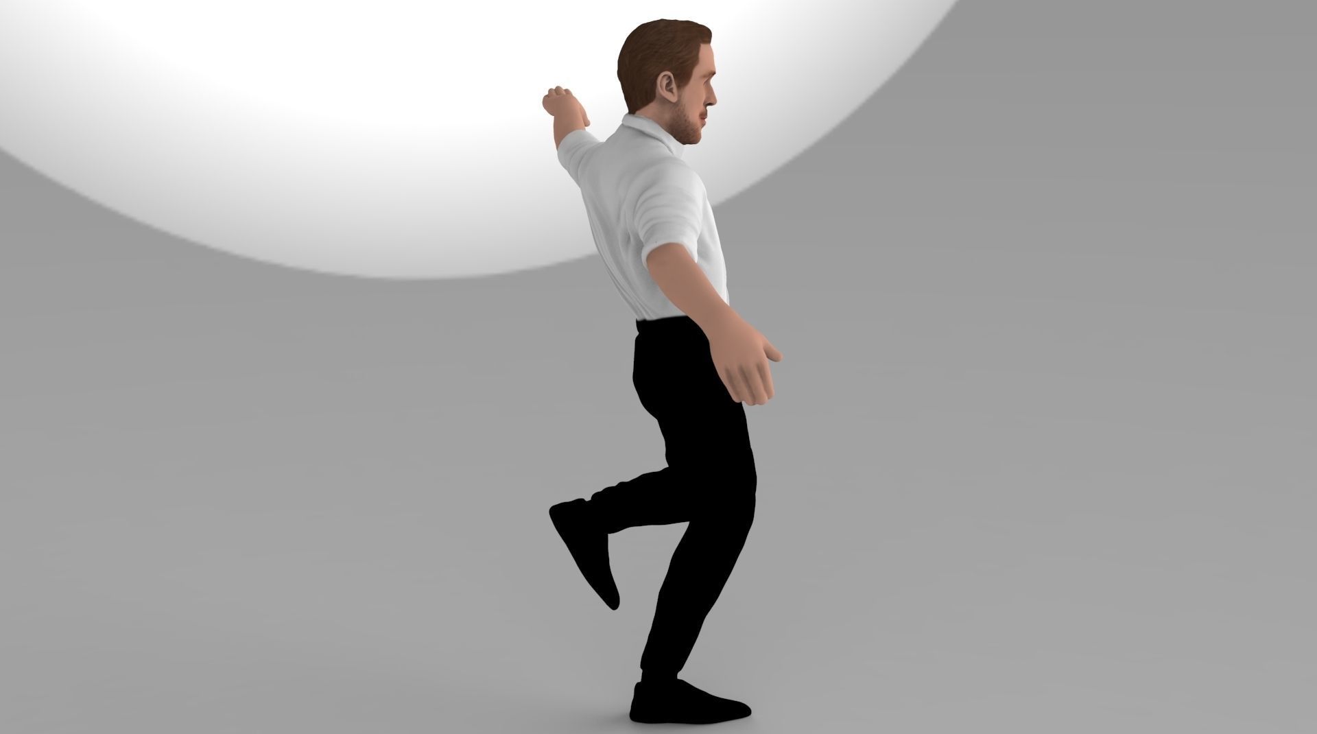 Ryan Gosling ready for full color 3D printing 3D print model_6