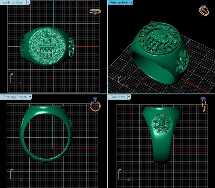Ring R0471 3D print model_2