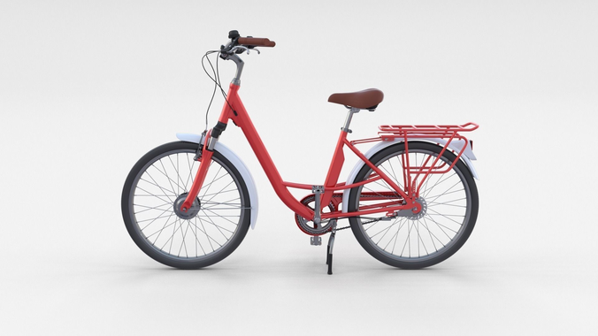 City Bicycle Red