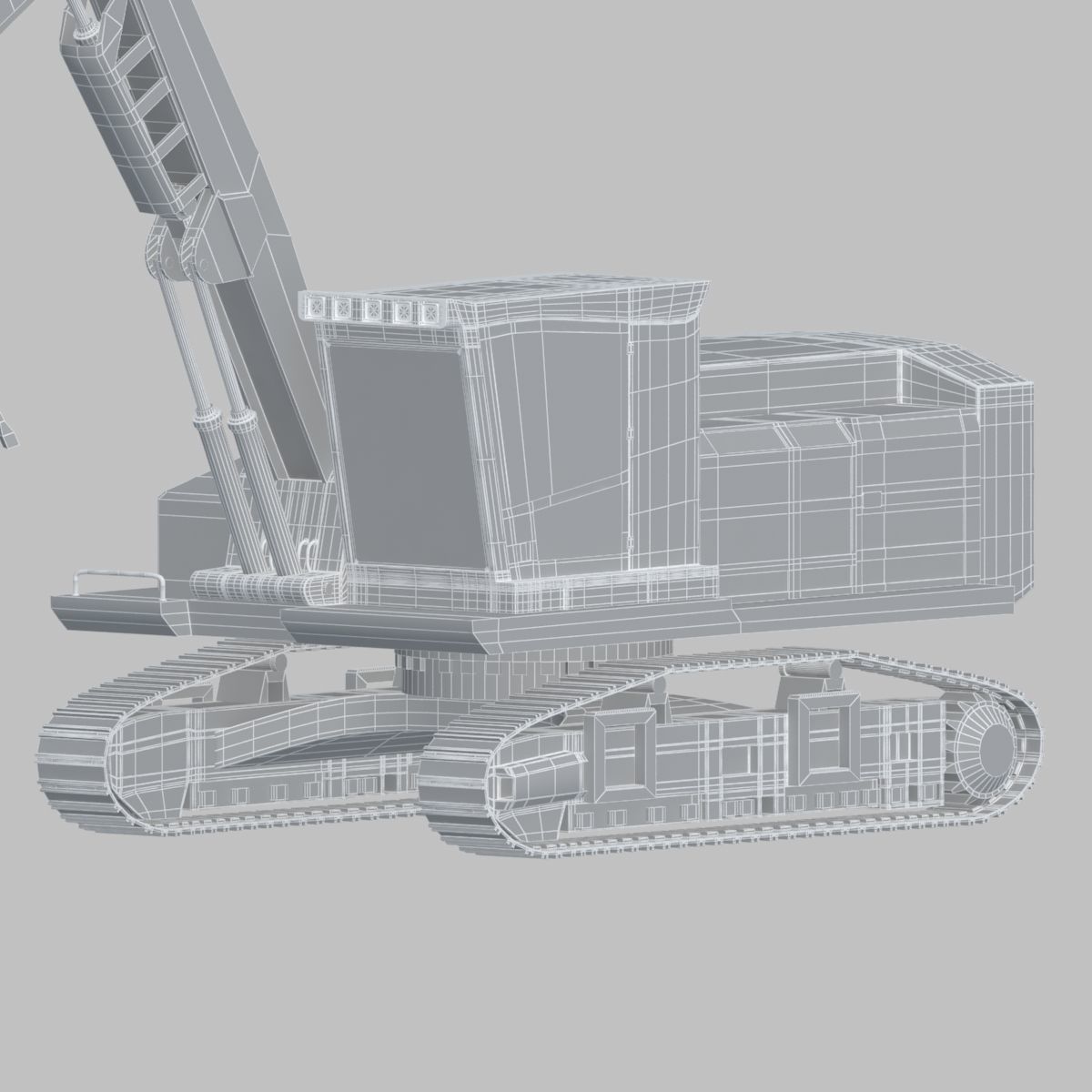 Forestry Swing Machine 3D model_10
