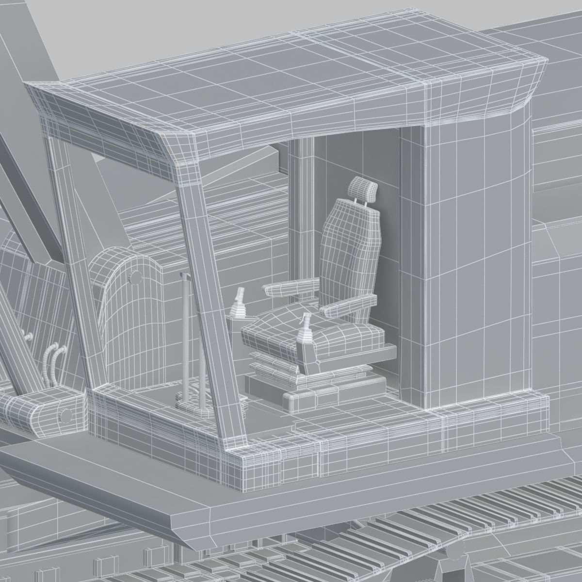 Forestry Swing Machine 3D model_14