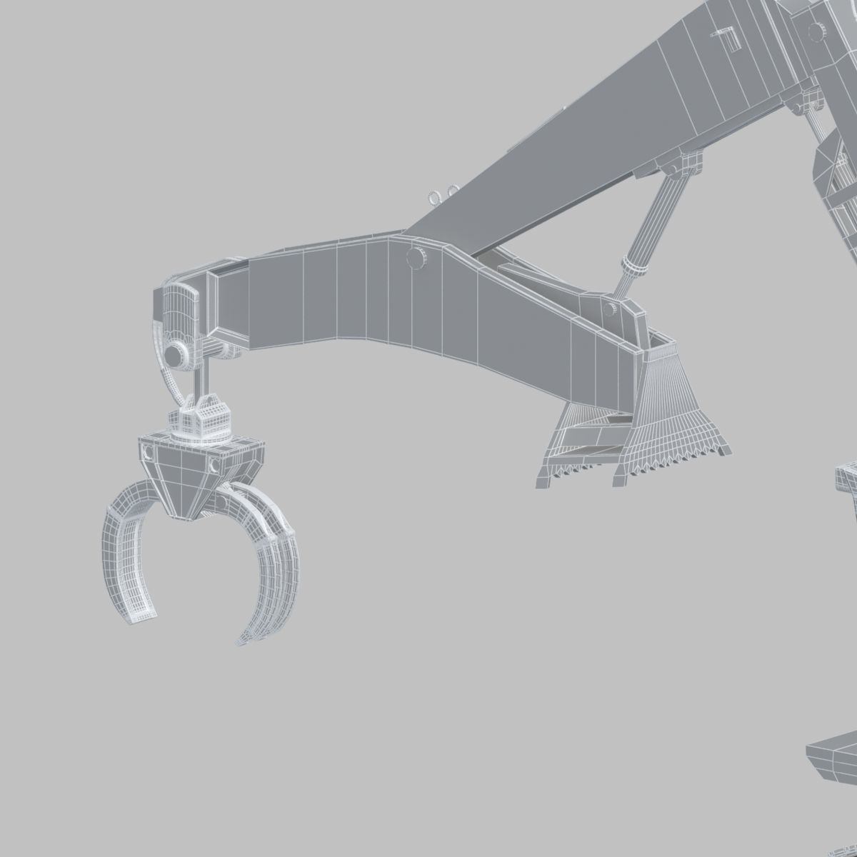 Forestry Swing Machine 3D model_11