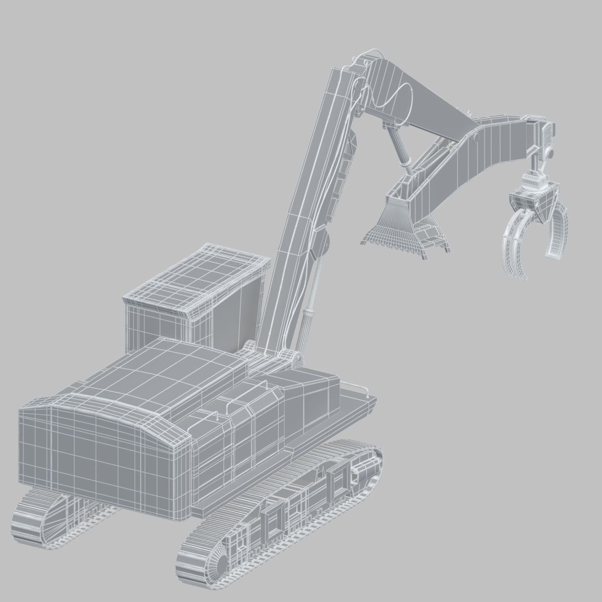 Forestry Swing Machine 3D model_13