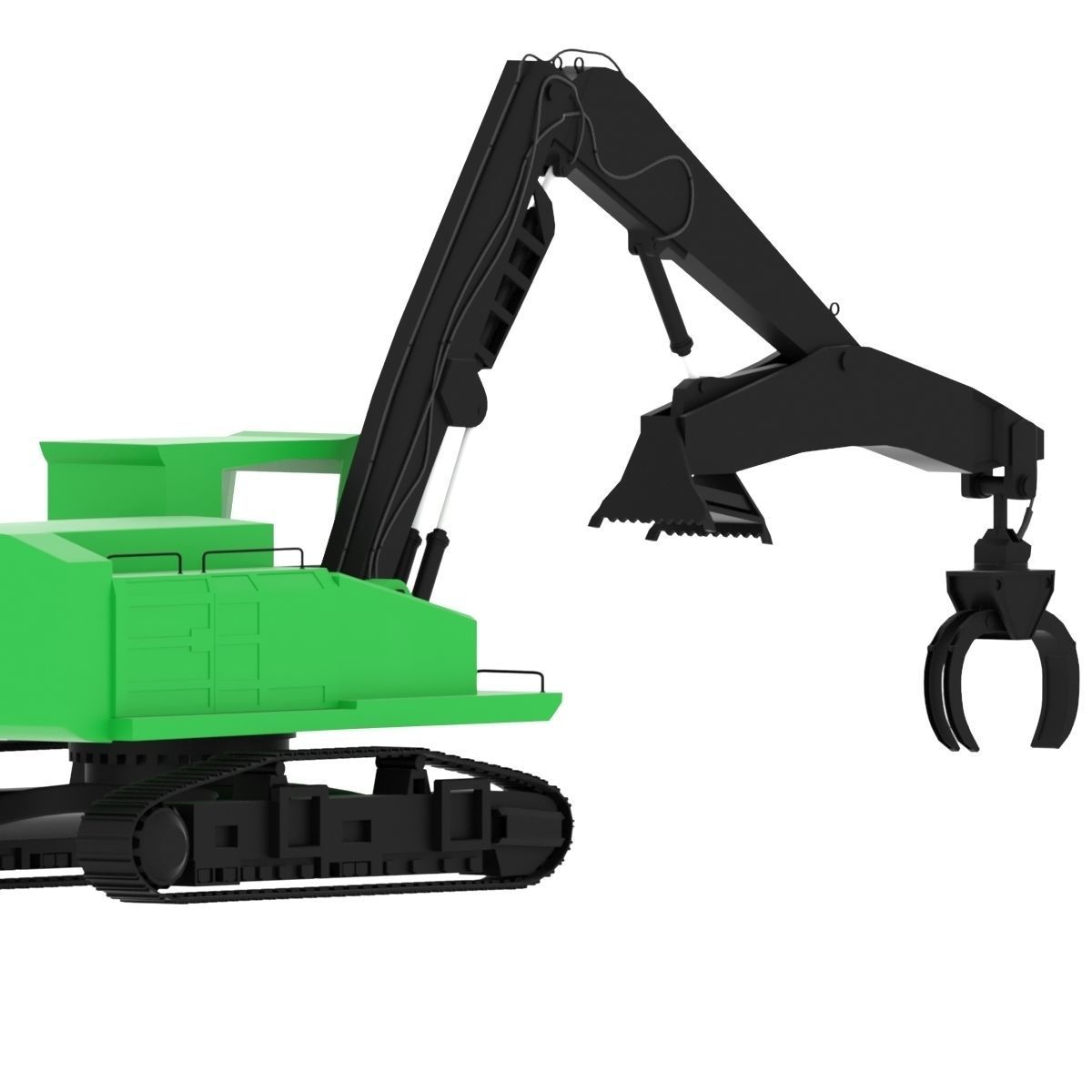 Forestry Swing Machine 3D model_6