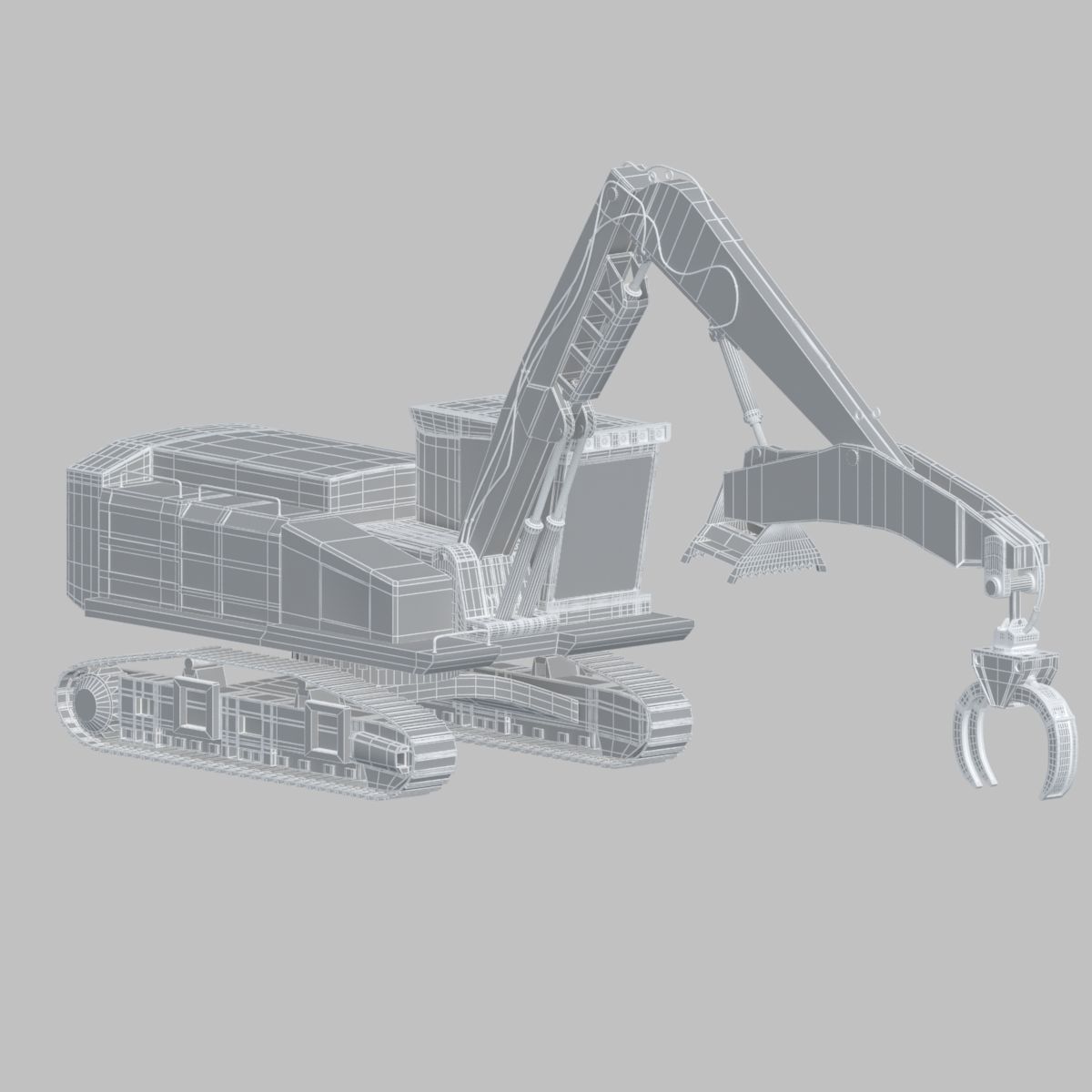 Forestry Swing Machine 3D model_12