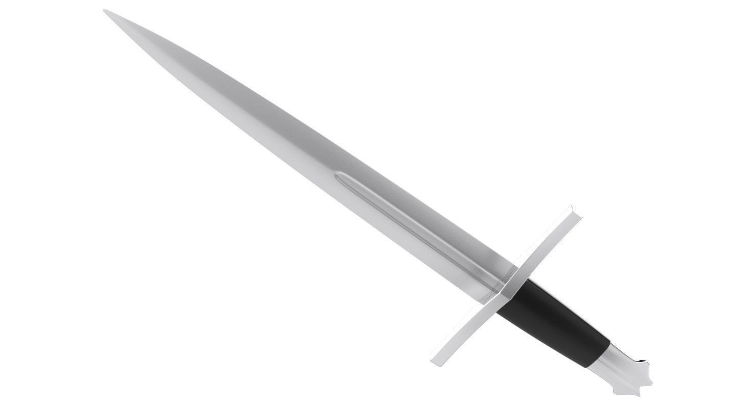 Dagger 1 sword 3D model_3