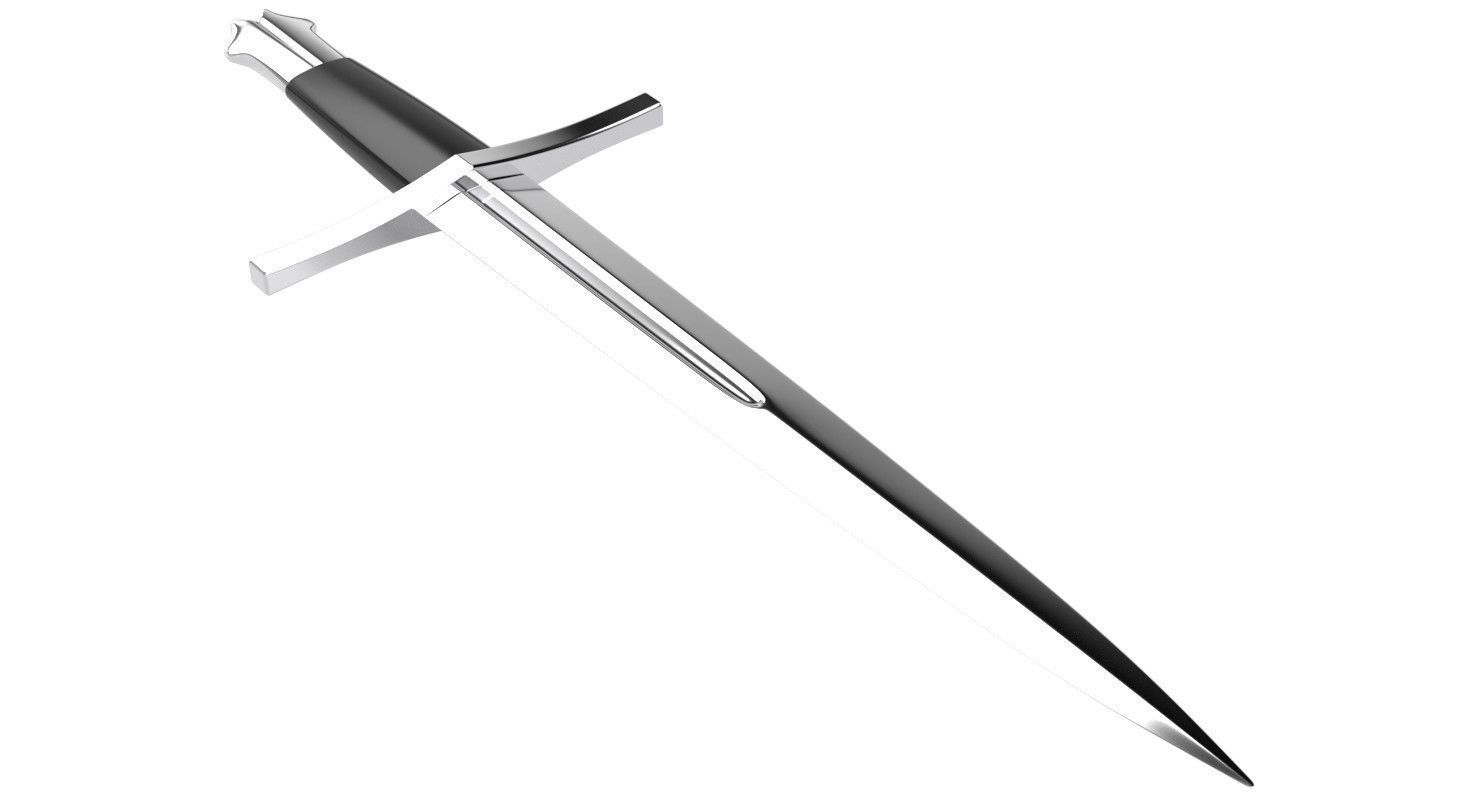 Dagger 1 sword 3D model_1