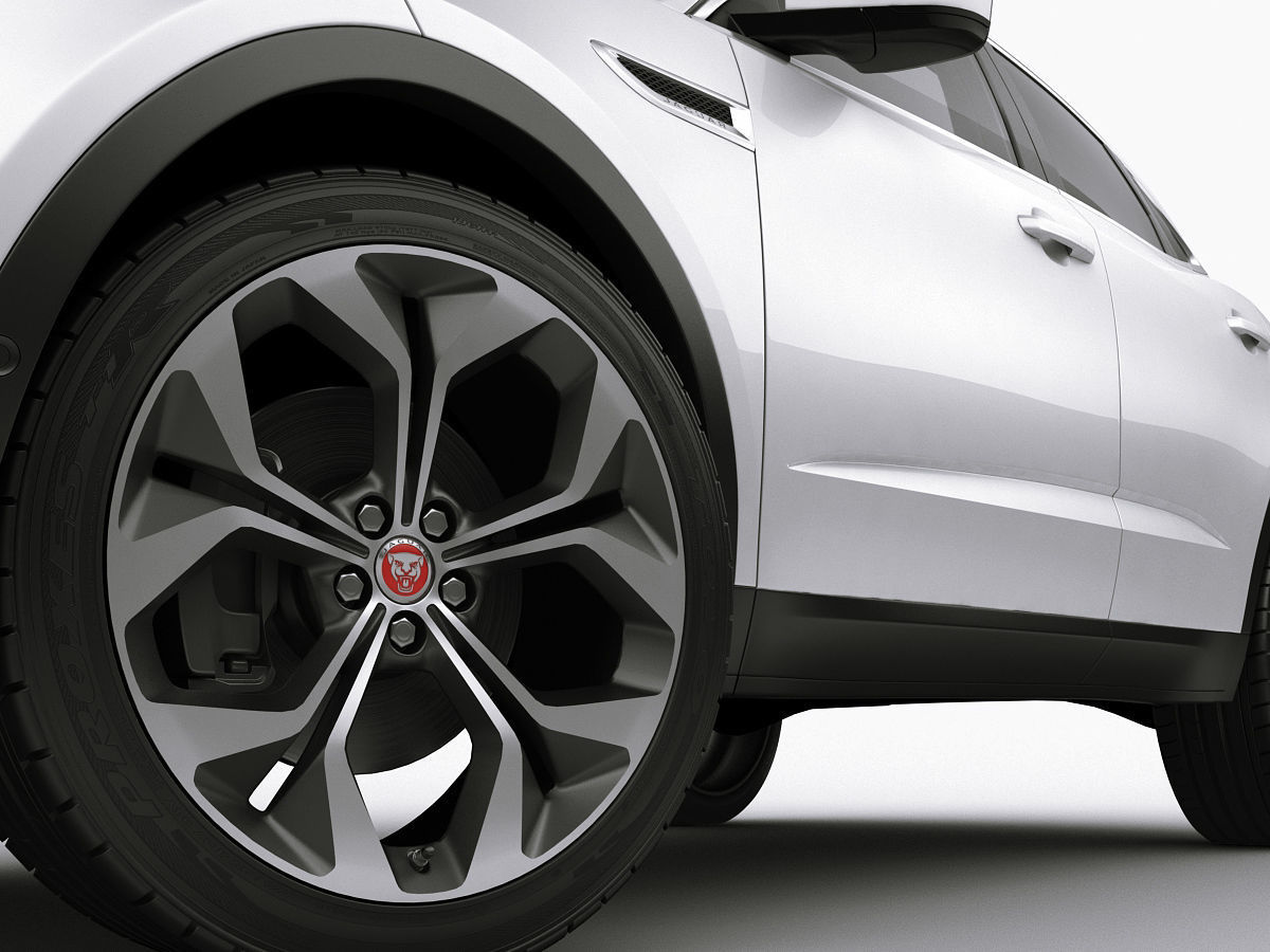 Jaguar E-pace 2018 3D model_5
