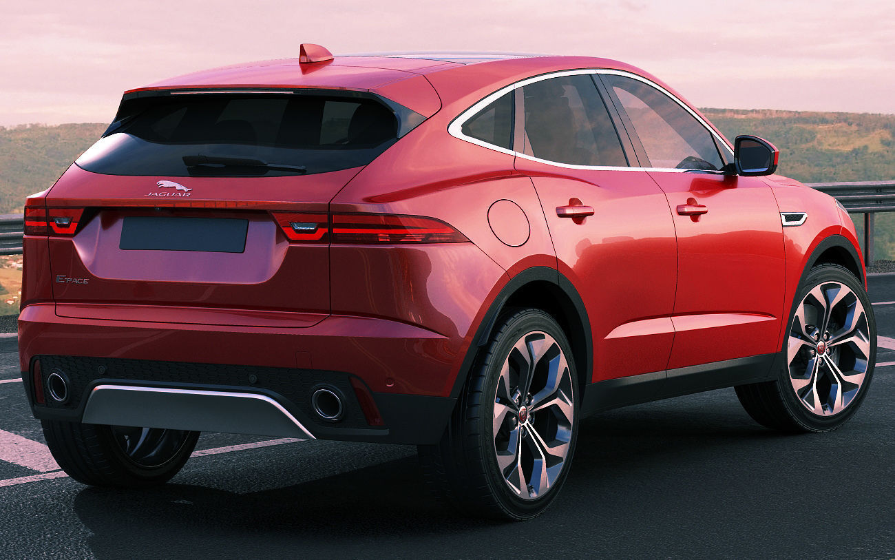 Jaguar E-pace 2018 3D model_14